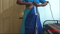 desi indian tamil aunty telugu aunty kannada aunty malayalam aunty kerala aunty hindi bhabhi horny cheating wife vanitha wearing saree showing big boobs and shaved pussy aunty changing dress ready for party and making video min Konulu Porno