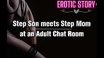 step son meets step mom at an adult chat room min Konulu Porno