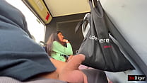 a stranger girl jerked off and sucked my dick in a public bus full of people min Konulu Porno