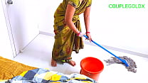 Komal's husband secretly left her with a sweepe... Konulu Porno