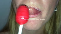 mouth fetish jessika eating a lollipop sec Konulu Porno