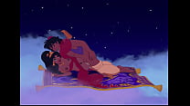 Aladdin x Princess Jasmine Parody (Sfan) Konulu Porno