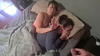pisswhores gets woken up by getting piss facials bed wetting min Konulu Porno
