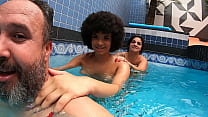 Pool party with two hot girls Konulu Porno