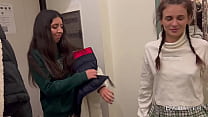 They picked up two beauties with a friend and f... Konulu Porno