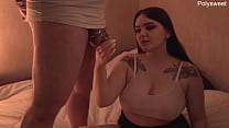 unpacking and trying out a new sex toy on a guy in a chastity belt min Konulu Porno