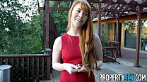 PropertySex - Hot redhead real estate agent per... Konulu Porno