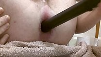 masturbating my wet ass with a toy and fingers min Konulu Porno