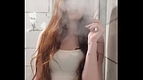 redhead smoker Konulu Porno