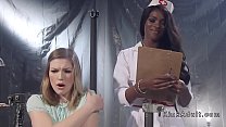 Ebony nurse anal fucks brunette patient Konulu Porno