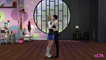  trailer wednesday addams and enid roommates licking and rubbing each other min Konulu Porno