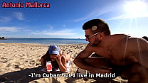 picking up a huge ass cuban from the public beach sec Konulu Porno