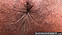 my dirty hairy brown asshole and wet pussy closeup fetish erotica busty hot ebony babe sheisnovember spreading her legs fully naked big butt and large natural tits exposed by msnovember sec Konulu Porno
