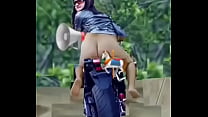 bottomless eva psomasi rides a motorcycle sec Konulu Porno
