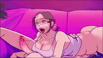 Nerdy Girl Perfect Blowjob - Animation Uncensored Konulu Porno
