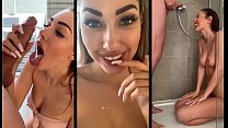 sexy beach girl loves big dick swallows cum amp gets a golden shower shaiden rogue min Konulu Porno