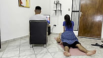 beautiful wife massages her brother in law while her husband is watching tv min Konulu Porno