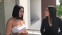 horny threesome of stepmother and stepdaughter ... Konulu Porno