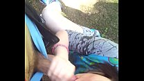 Quick blowjob at the park by 19 years old Konulu Porno