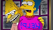 old simpson confused housewife marge with a whore because of revealing clothes and fucked in all her tight holes while her husband homer was at work comic visual novel toons hentai parody min Konulu Porno
