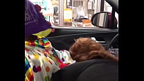 Clown gets dick sucked while ordering food Konulu Porno