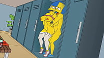 anal slut housewife marge gets fucked in the ass in the gym and at home while her husband is at work the simpsons parody hentai toons min Konulu Porno