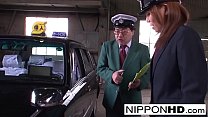 Sexy Japanese driver gives her boss a blowjob Konulu Porno