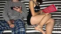 step brother put my hand on his dick but i didn t know he had such skillful hands orgasm min Konulu Porno