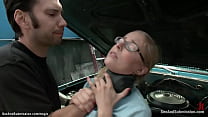 Gagged tied blonde fisted and fucked Konulu Porno