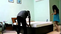 indian bhabhi in blue lingerie teasing young room service boy sec Konulu Porno