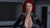 Black Widow (Marvel) Konulu Porno