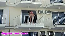 hot couple starts to fuck on the balcony of the hotel in acapulco the waitress notices it and doesn t say anything to them min Konulu Porno
