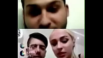 an iranian girl sucks for her boyfriend on live insta sec Konulu Porno