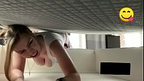 step Brother catches sister in the furniture Konulu Porno