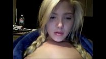 Blonde with long hair Magy is rubbing her pussy... Konulu Porno