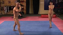 Abbie Cat vs. Miki - nude erotic mixed wrestlin... Konulu Porno