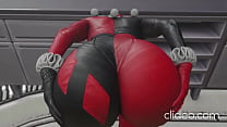 Harley Quinn makes her fat ass shake Konulu Porno