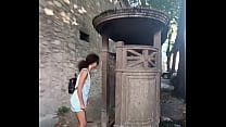 i pee outside in a medieval toilet sec Konulu Porno