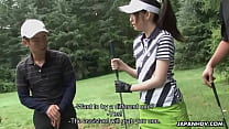Golfing can be fun when the clubs get sucked Konulu Porno