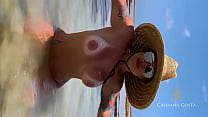 I was naked on the beach and called the attenti... Konulu Porno