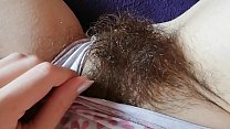 Super hairy bush pussy in panties close up comp... Konulu Porno