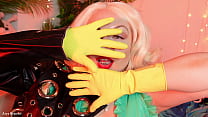 asmr video yellow household gloves min Konulu Porno