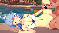 goddess aqua has fun in her new bikini min Konulu Porno