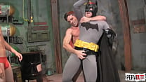 Batman vs The GoGo Boys SUPERHERO DOMINATION Konulu Porno