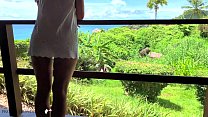 honeymoon luxury paradise hotel window fuck - p... Konulu Porno