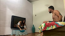 the called samara came to scare and ended up being fucked hardcore min Konulu Porno