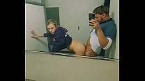 snuck barely legal teen blonde into blm club and fucked her in the women s bathroom min Konulu Porno