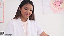 Asian slutty nurse got double penetrated - Mai ... Konulu Porno