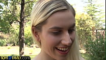 trimmed teen stepdaughter bent over outdoors min Konulu Porno