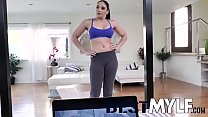 gym going hottie sheena ryder is adamant about keeping her milf body in tip top shape but today she catches her man watching some deepthroat porn and she is too turned on to focus on her fitness full scene on https bestmylf com min Konulu Porno